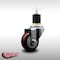 Service Caster 3'' SS Maroon Poly Wheel Swivel 1-7/8'' Expanding Stem Caster SCC-SSEX20S314-PPUB-MRN-178 - alternate 4